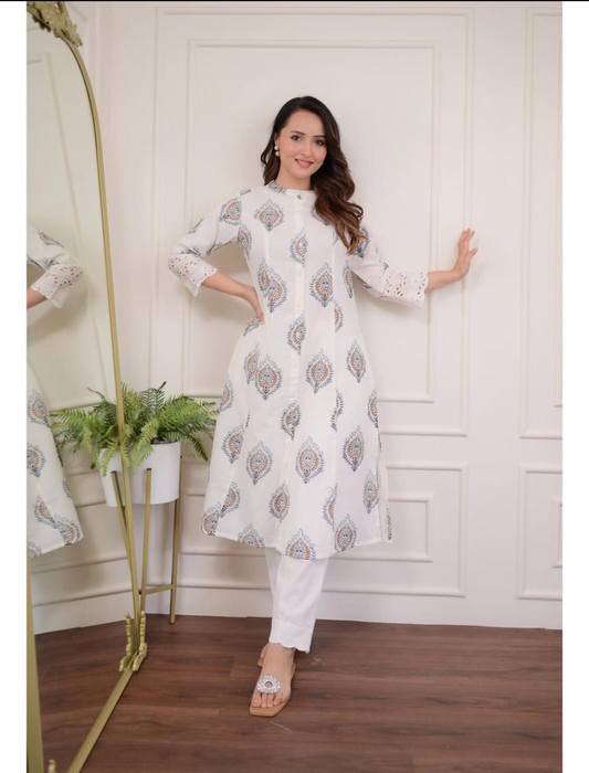 Premium Jaipuri Floral Co-ord Set