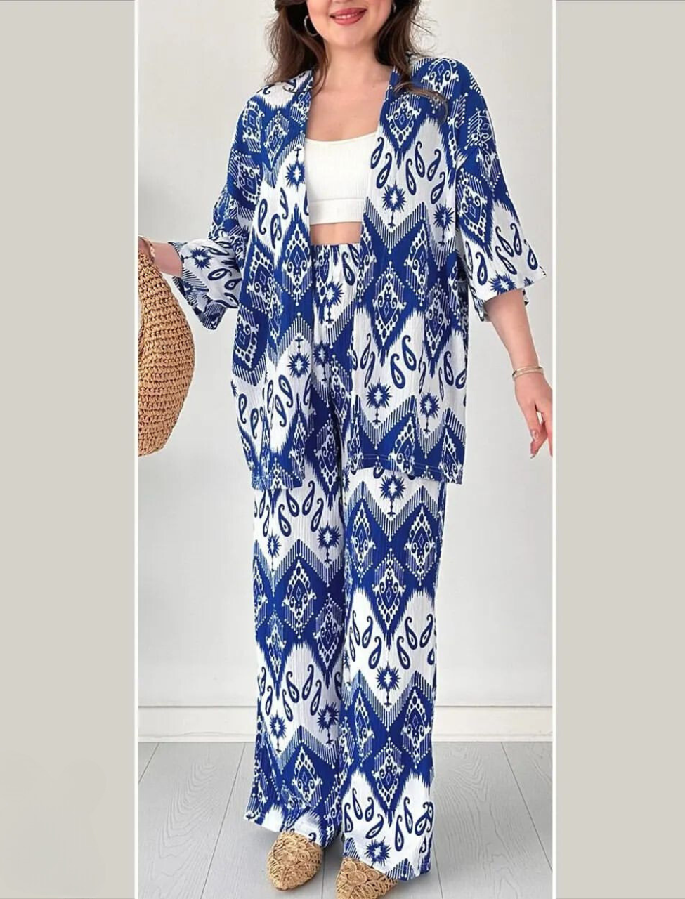 Stylish Abstract Printed Co-ord Set