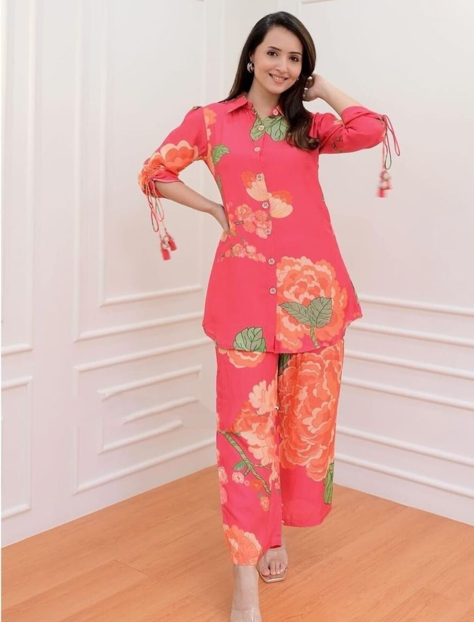 Premium Floral Printed Co-ord set