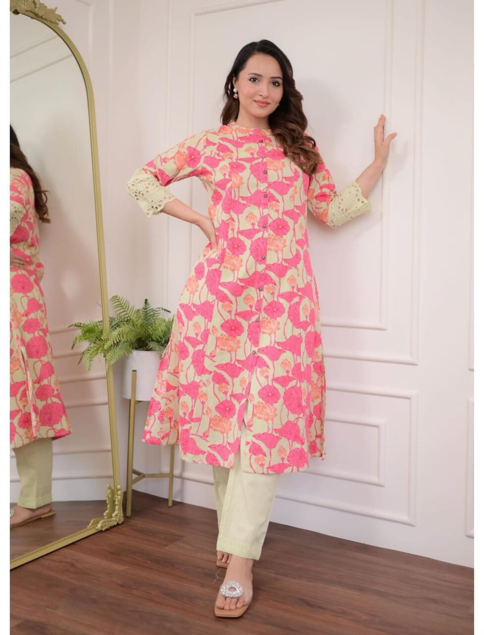 Premium Jaipuri Floral Co-ord Set