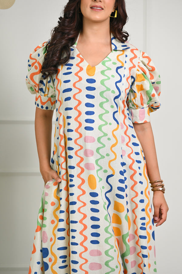 Stylish Multicolor Dress