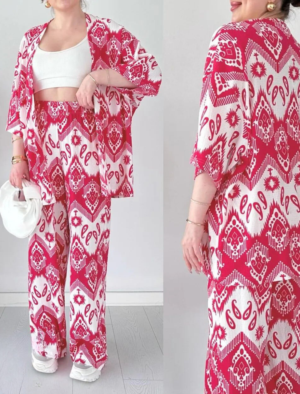 Stylish Abstract Printed Co-ord Set