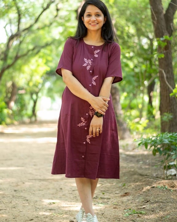 Designer Handloom Cotton Dress