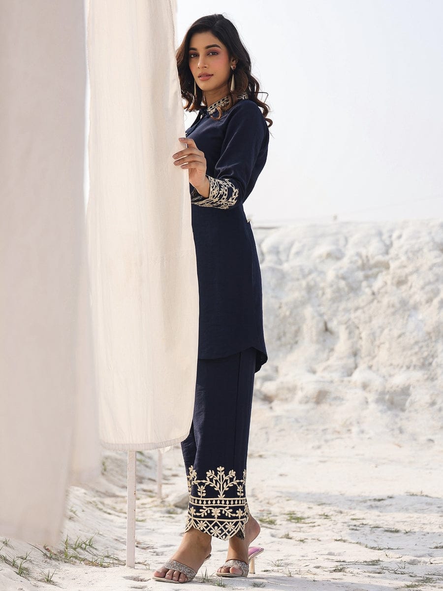 Designer Stylish Embroidered Co-ord Set